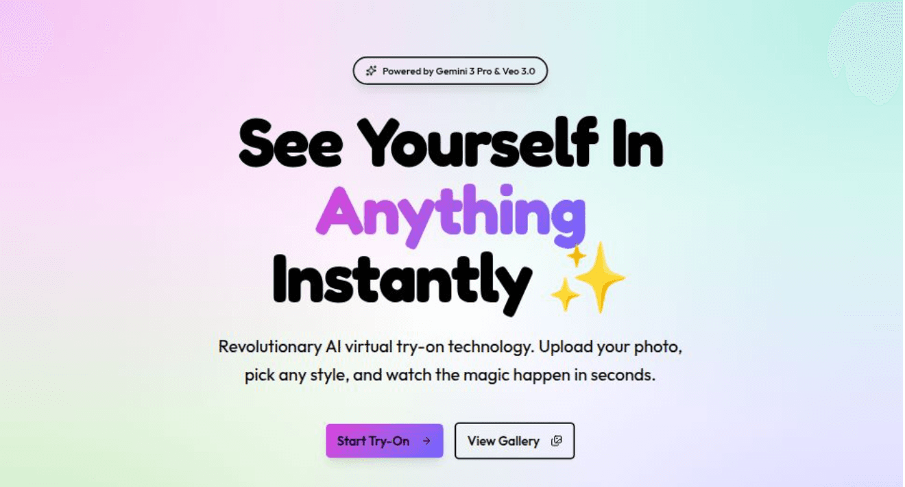 AI Virtual Try-On App preview